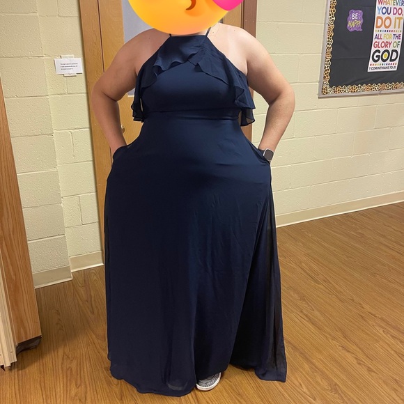 Birdy Gray navy blue dress - Picture 2 of 4